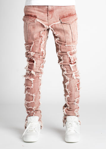 Rose Vintage Stacked Denim