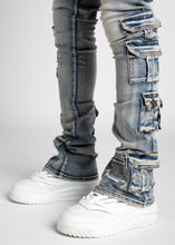 Powder Blue Tactical Stacked Denim