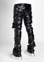 Obsidian Black Tactical Leather Pant