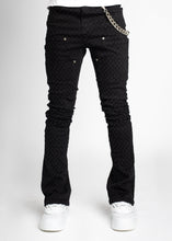 Obsidian Black Laser Denim