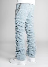 Sky Blue Super Stacked Denim