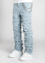 Sky Blue Super Stacked Denim