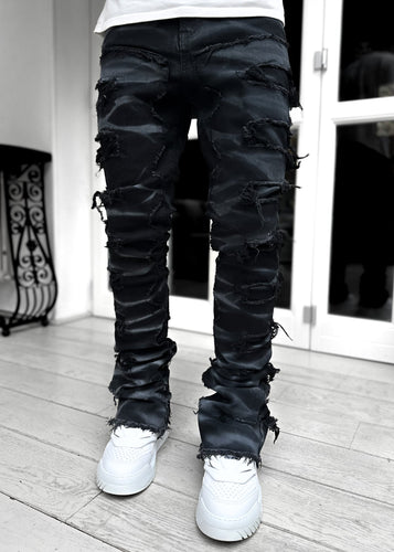 Obsidian Black Smoke Denim