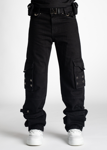 Obsidian Black Raver Premium Denim