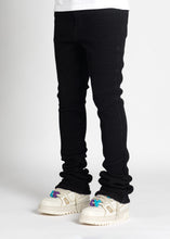 Obsidian Black Stacked Denim