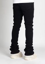 Obsidian Black Stacked Denim