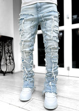 Steel Blue Stacked Denim