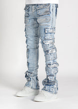 Steel Blue Tactical Stacked Denim