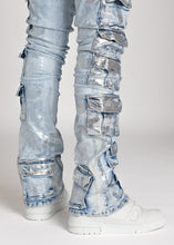 Steel Blue Tactical Stacked Denim