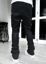 Obsidian Black Starry Sky Stacked Denim