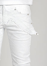 Ghost White Megabat Stacked Denim