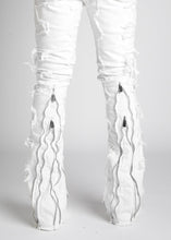 Ghost White  Stacked Denim